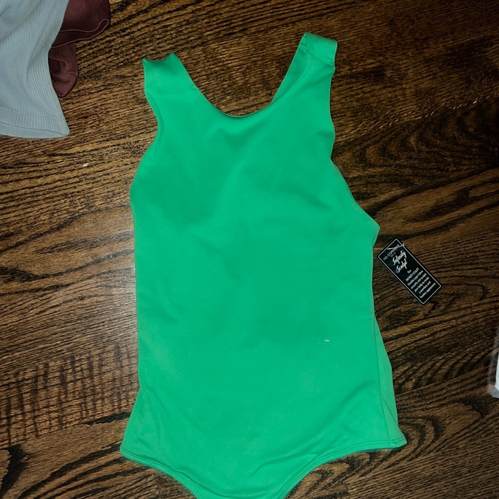 Green cross backed bodysuit